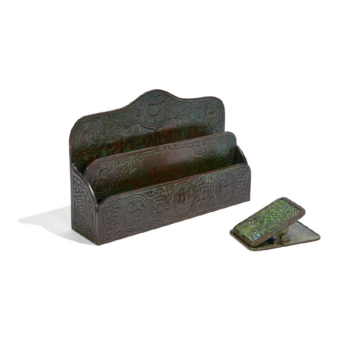 Tiffany Studios two-piece desk set (1 of 2)