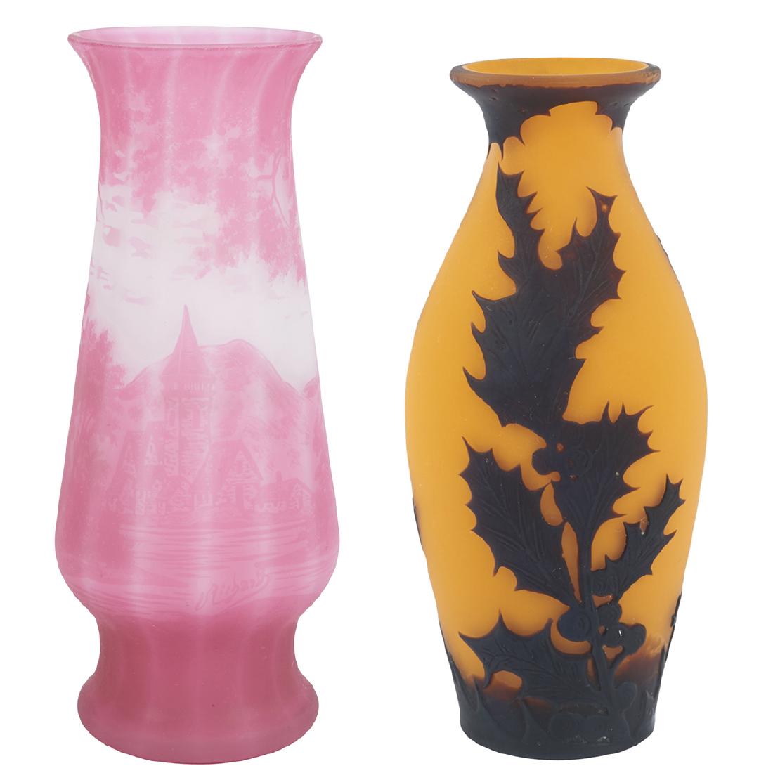 J. Jouve Loetz Witwe Company vases, two (1 of 7)