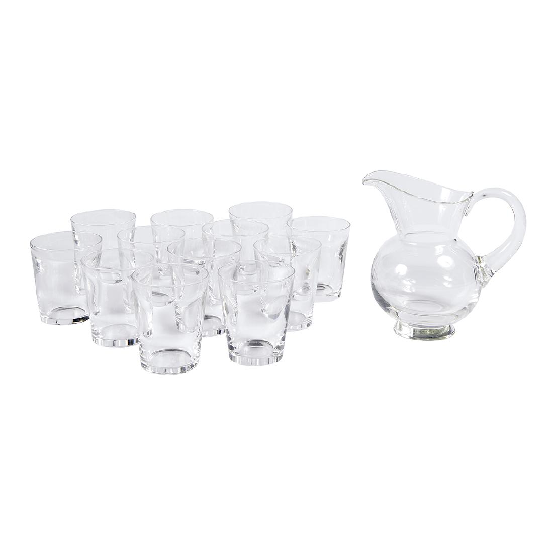 Steuben Glass Works barware set (1 of 3)