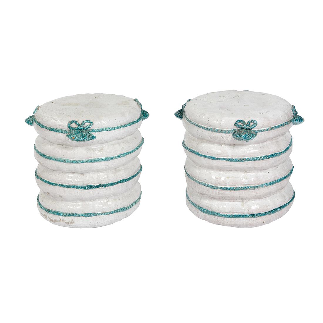 Italian stools, pair (1 of 1)