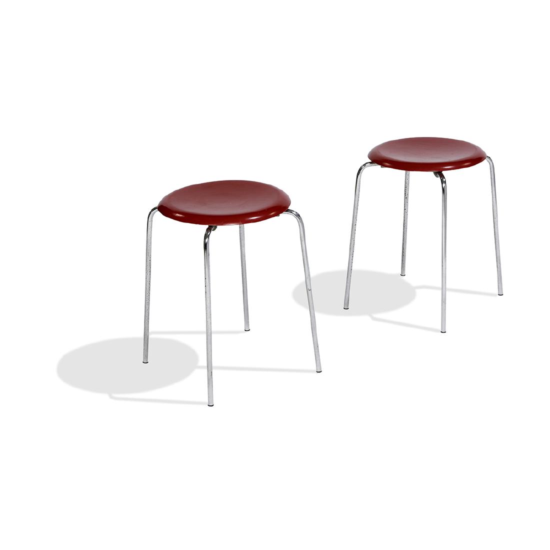 Arne Jacobsen for Fritz Hansen stools, pair (1 of 1)
