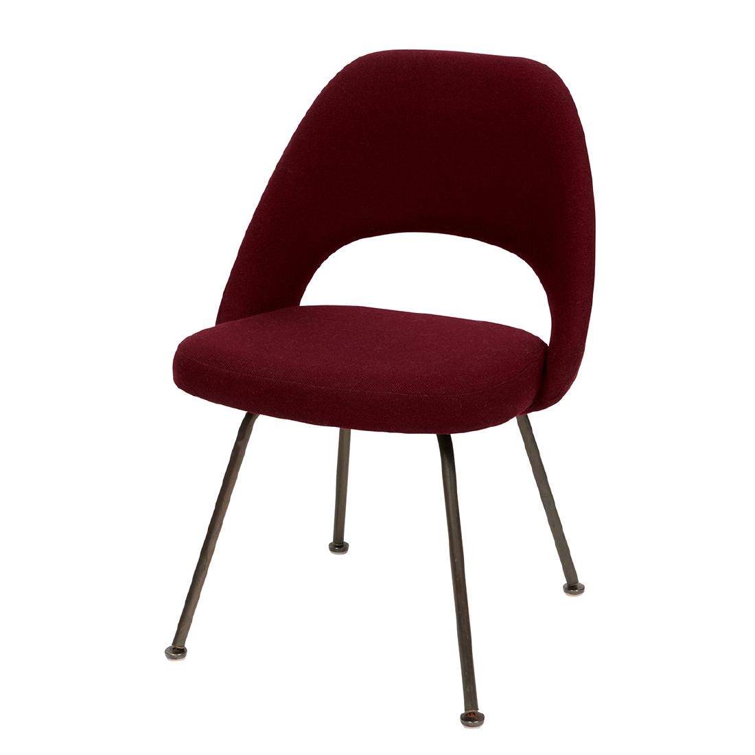 Eero Saarinen Knoll Associates chair: Eero Saarinen (1910-1961) for Knoll Associates chair East Greenville, Pennsylvania upholstery, steel 22 1/2"w x 20 1/2"d x 32"h