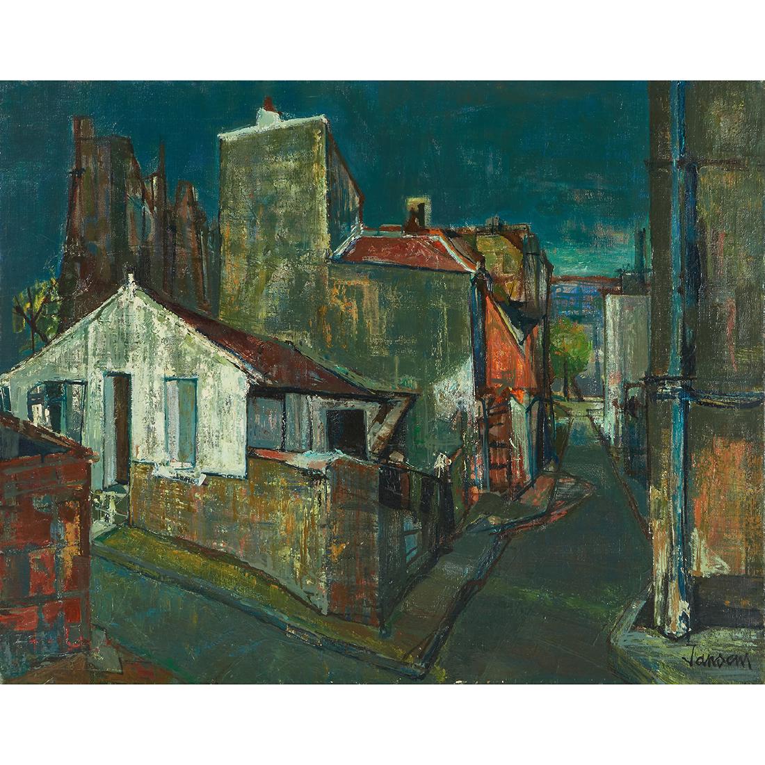 Jean Jansem, City Scene (1 of 2)
