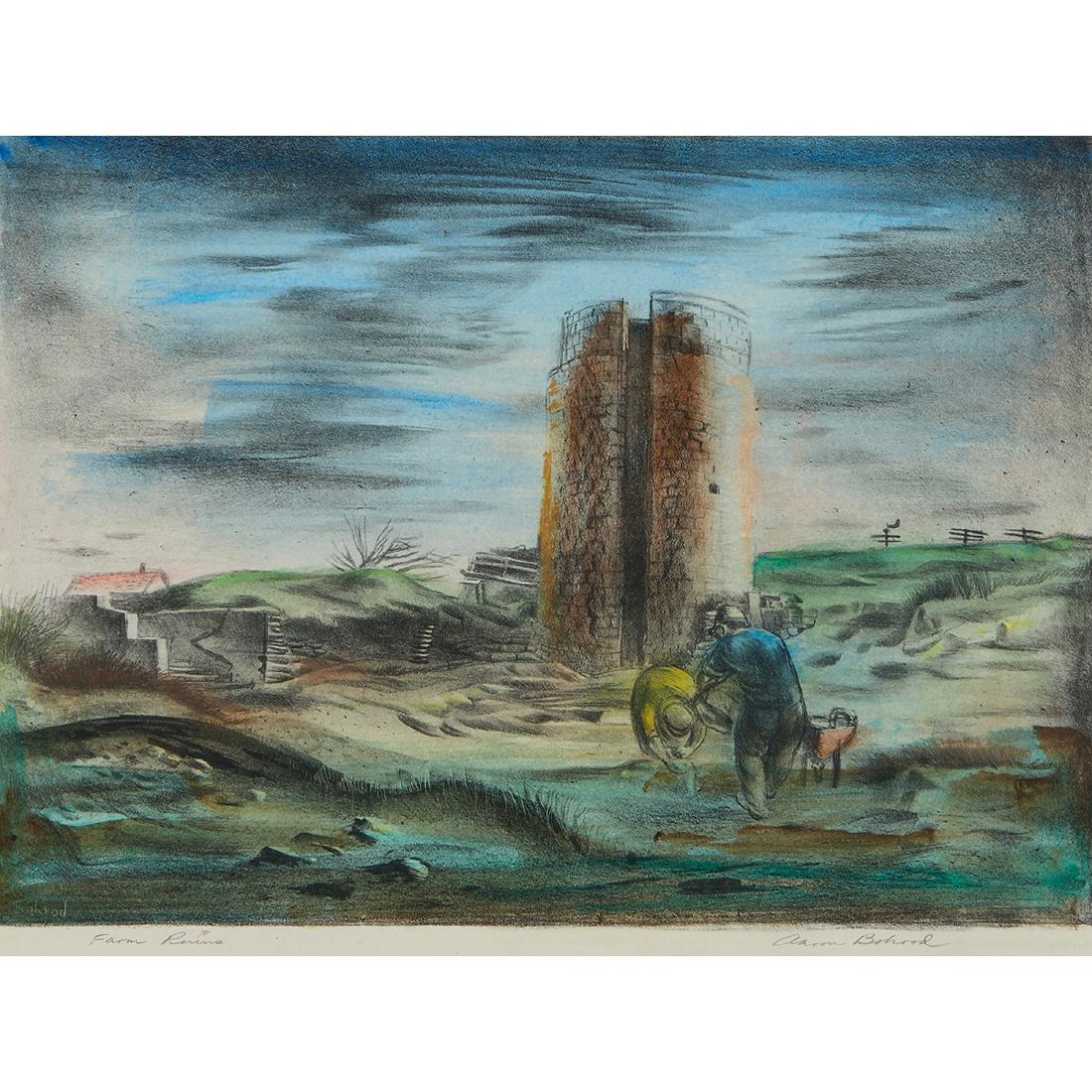 Aaron Bohrod, Farm Ruins (1 of 2)