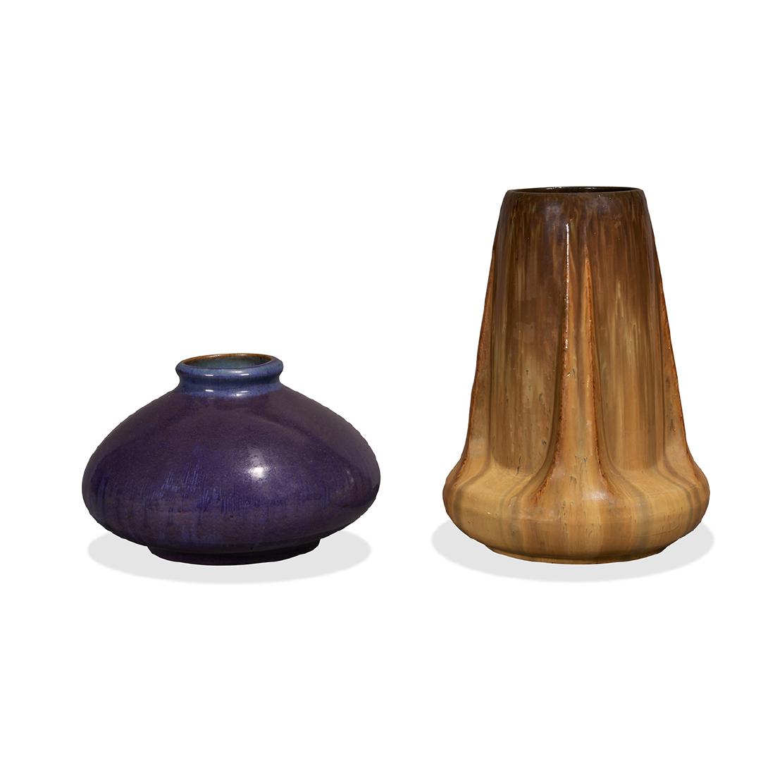 Fulper Pottery Co. vases, two (1 of 3)