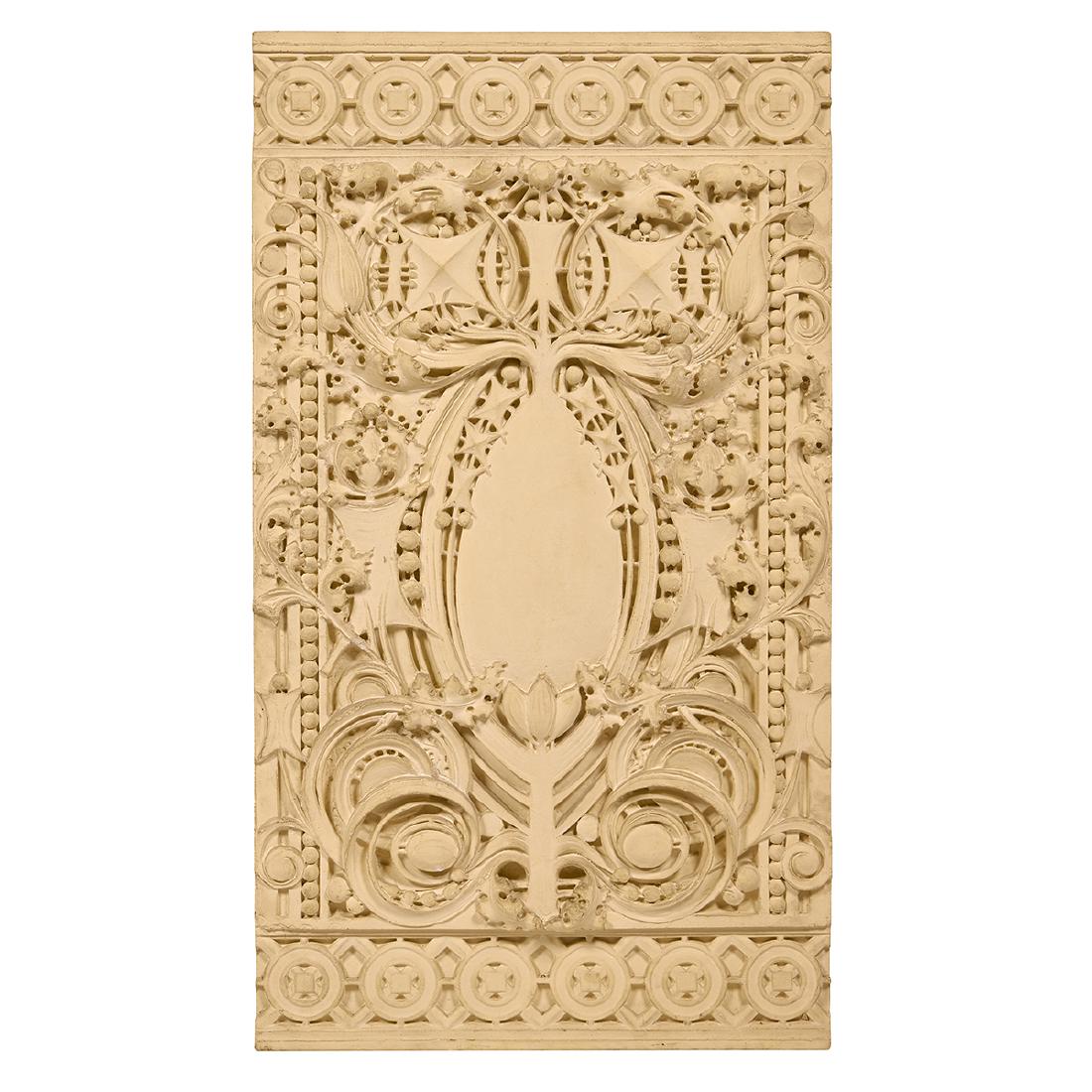 In the manner of Louis Sullivan plaque (1 of 2)