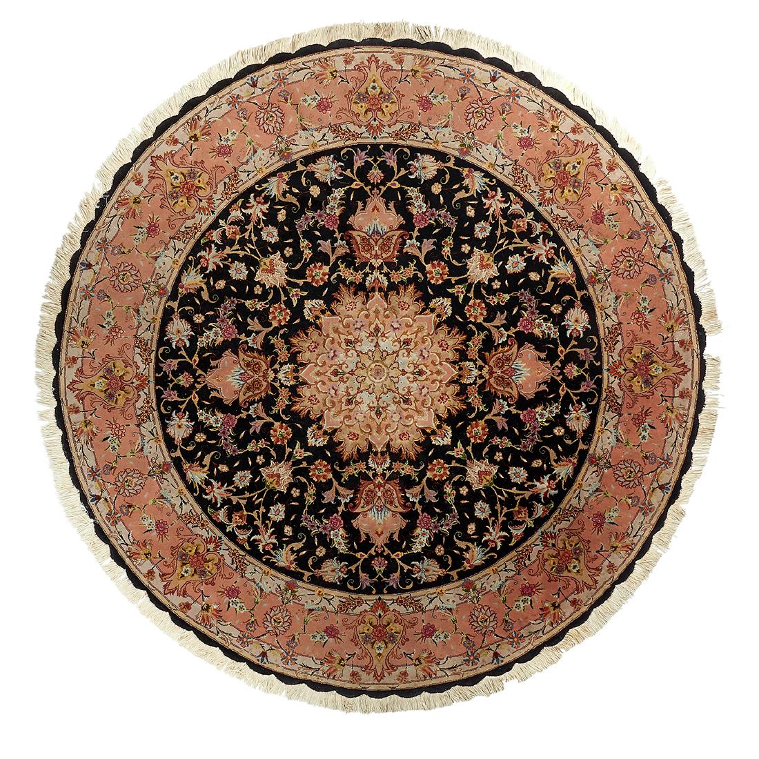 Persian round area rug (1 of 1)