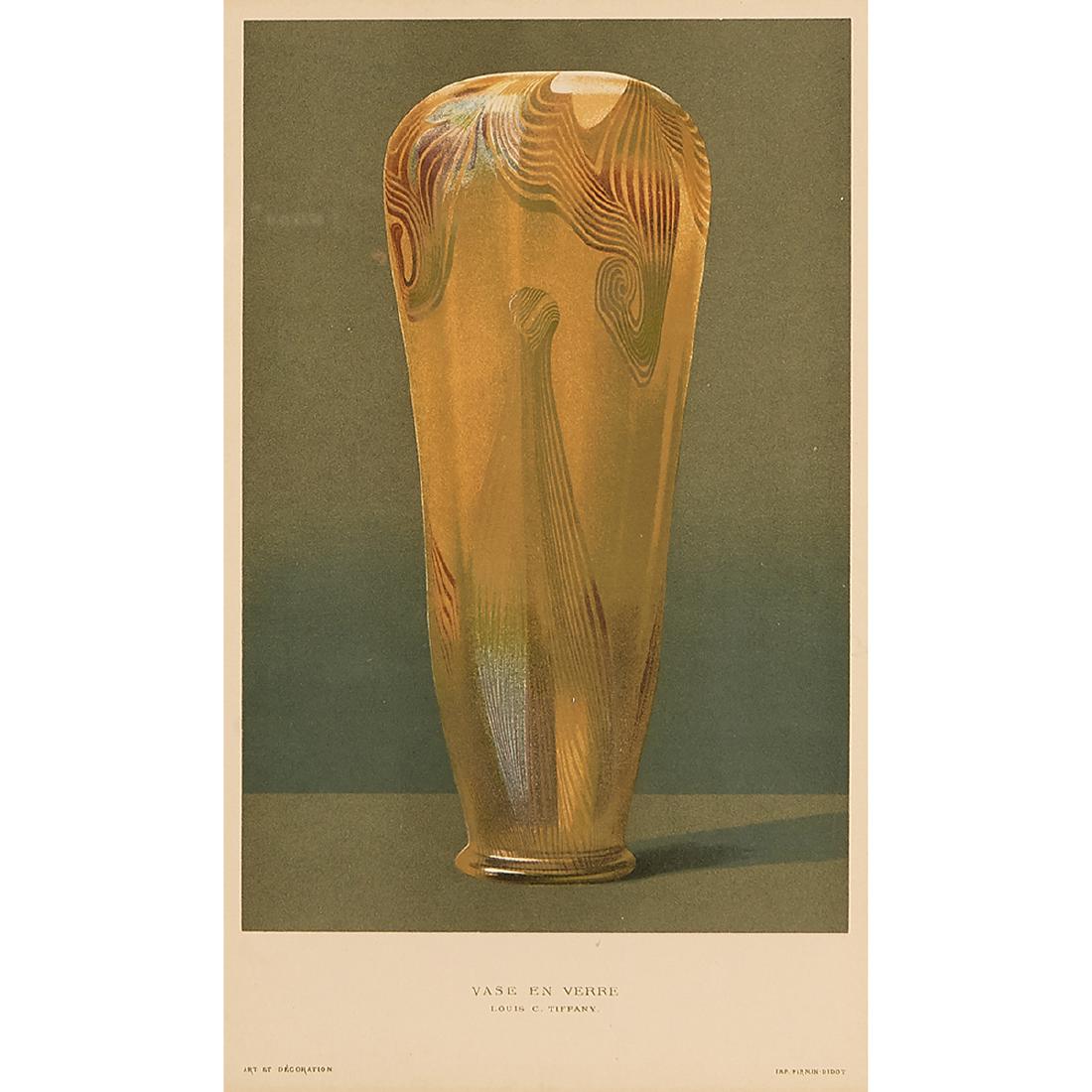 Art et Décoration Vase en Verre Louis C. Tiffany (1 of 2)