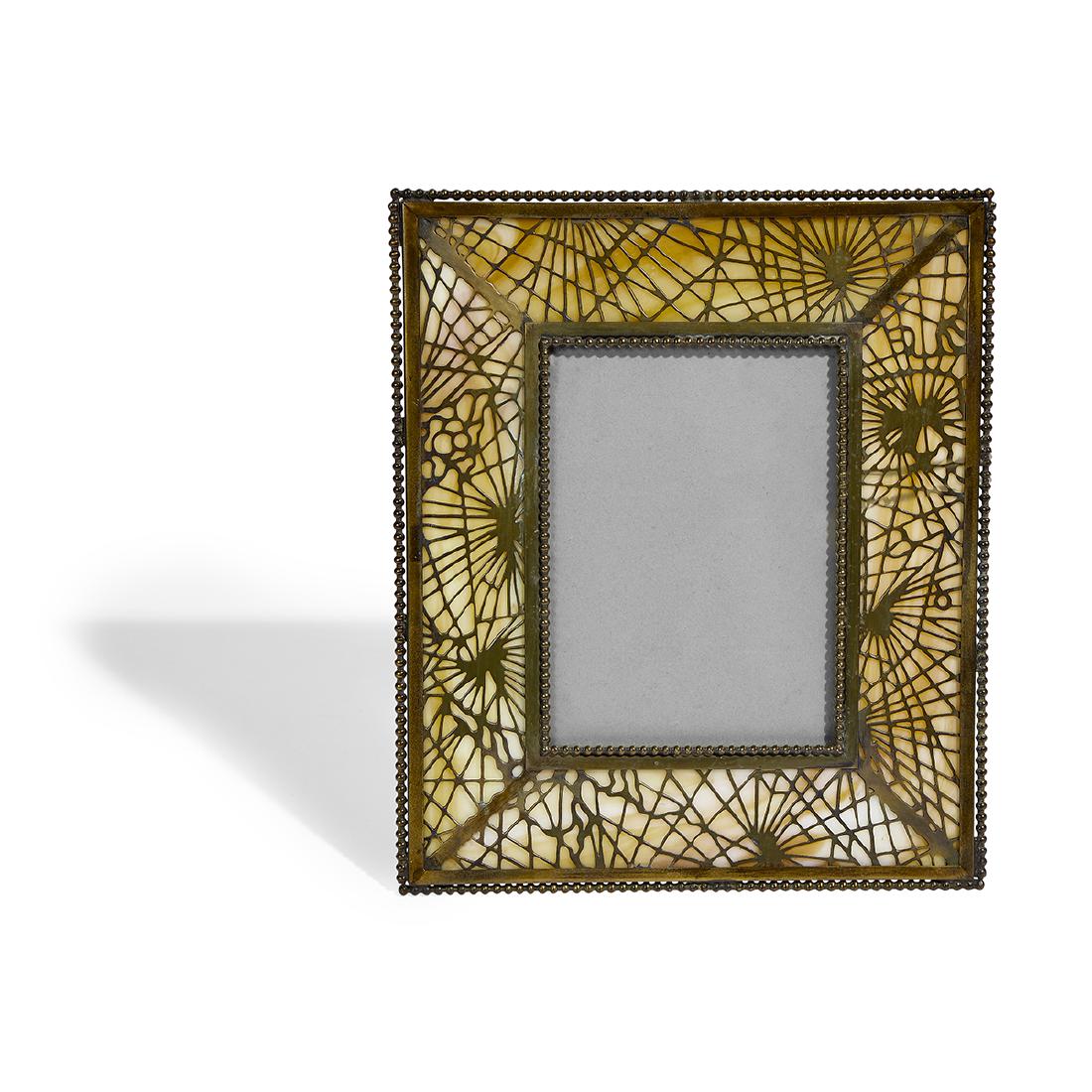 Tiffany Studios Pine Needle picture frame, #947 (1 of 2)