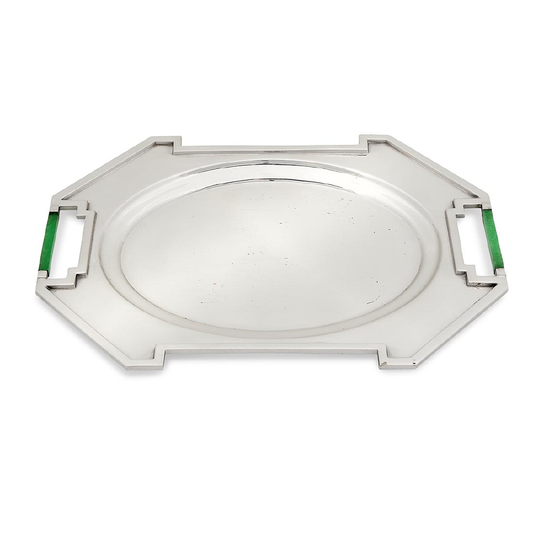 Sheets-Rockford Silver Plate Co. Art Deco tray (1 of 3)