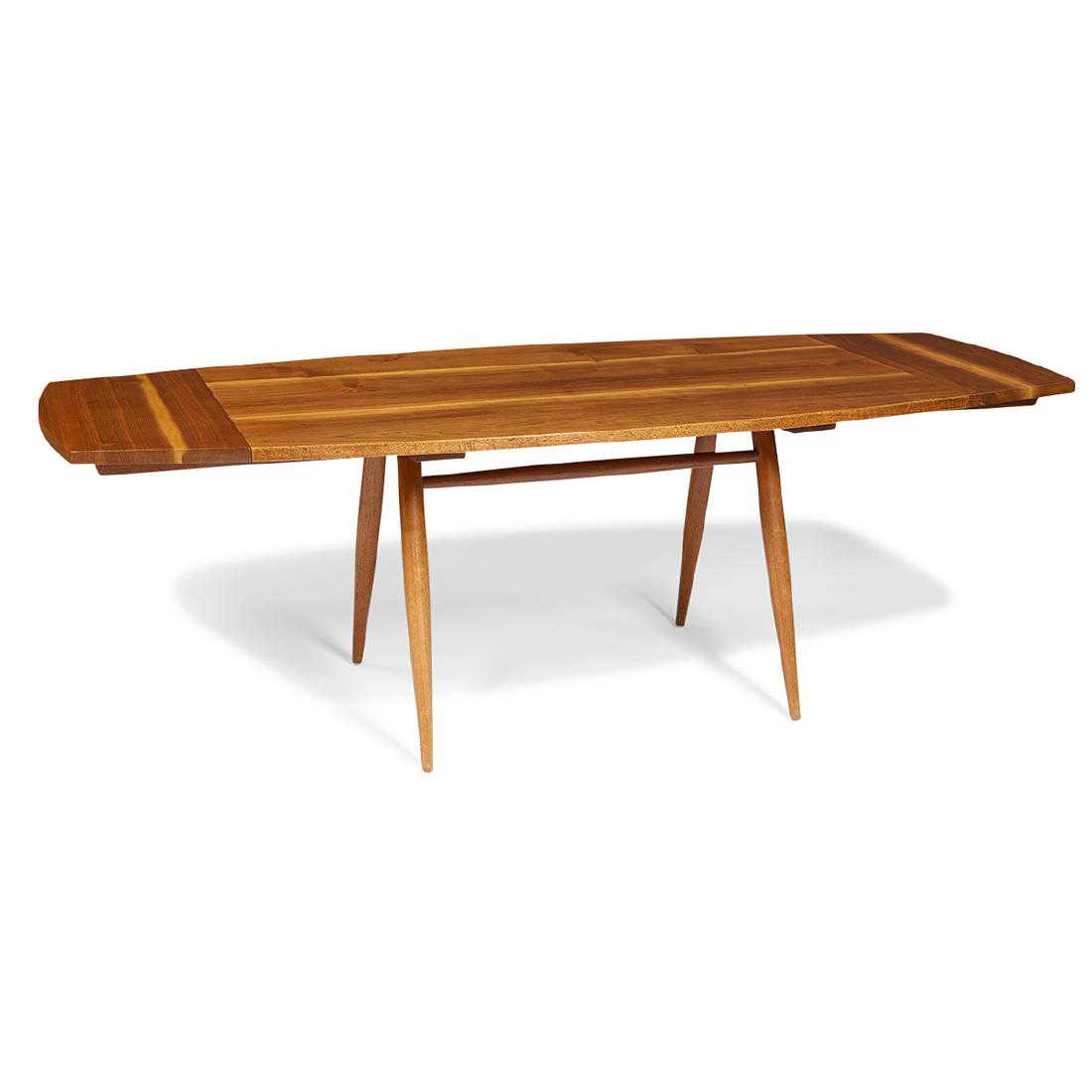 George Nakashima Turned Leg Dining Table