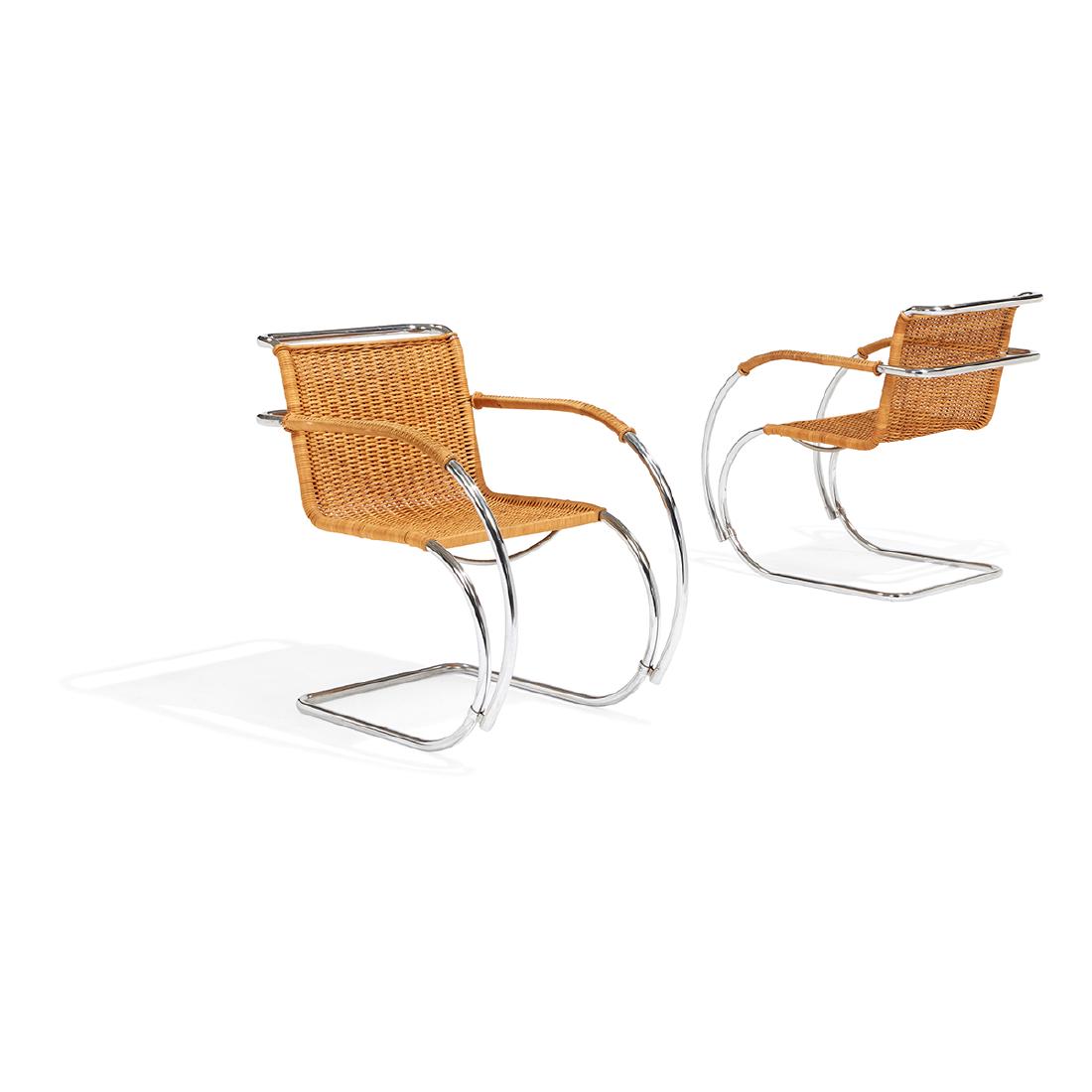 Mies van der Rohe / Stendig MR-20 armchairs, pair (1 of 1)