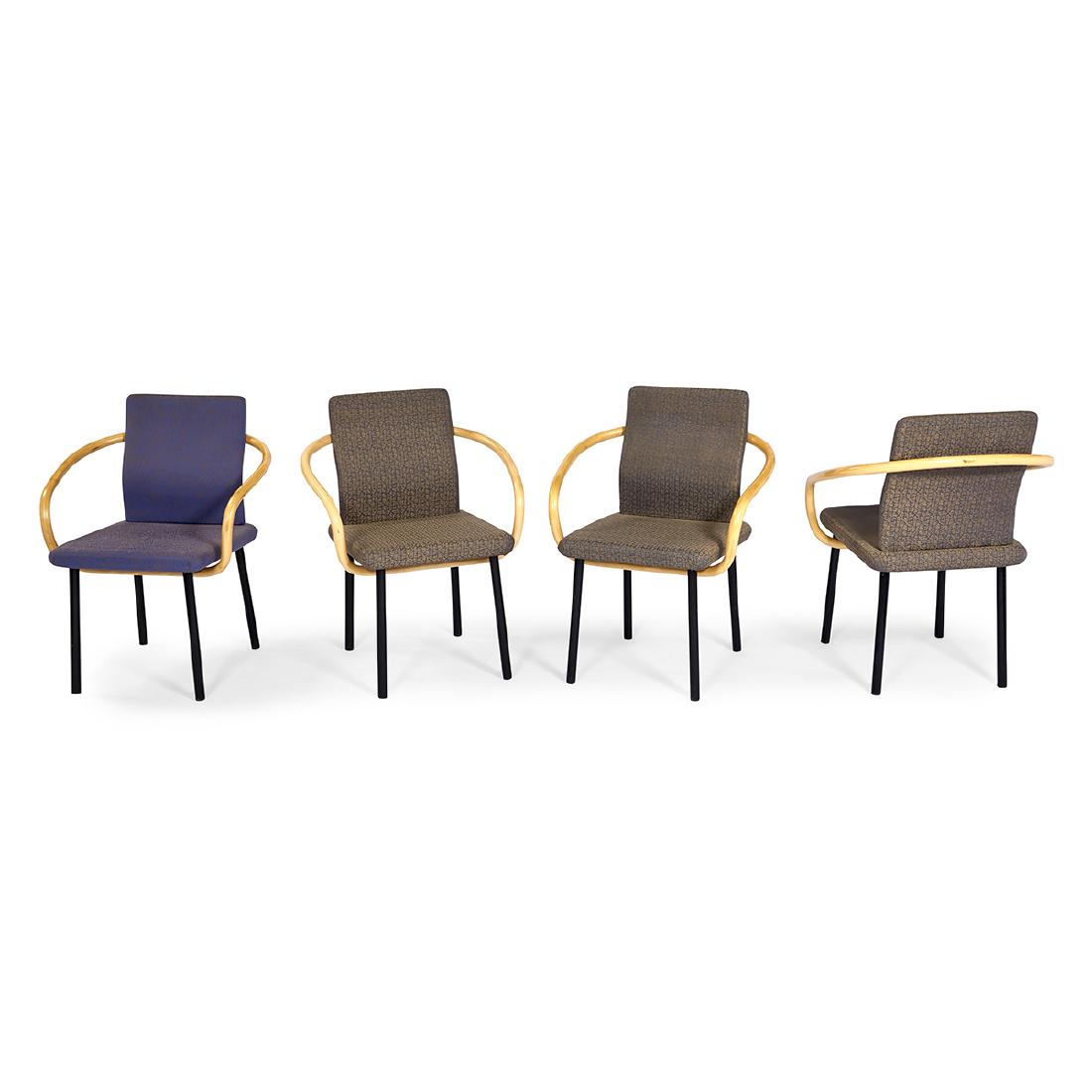 Ettore Sottsass / Knoll Mandarin armchairs, four (1 of 1)