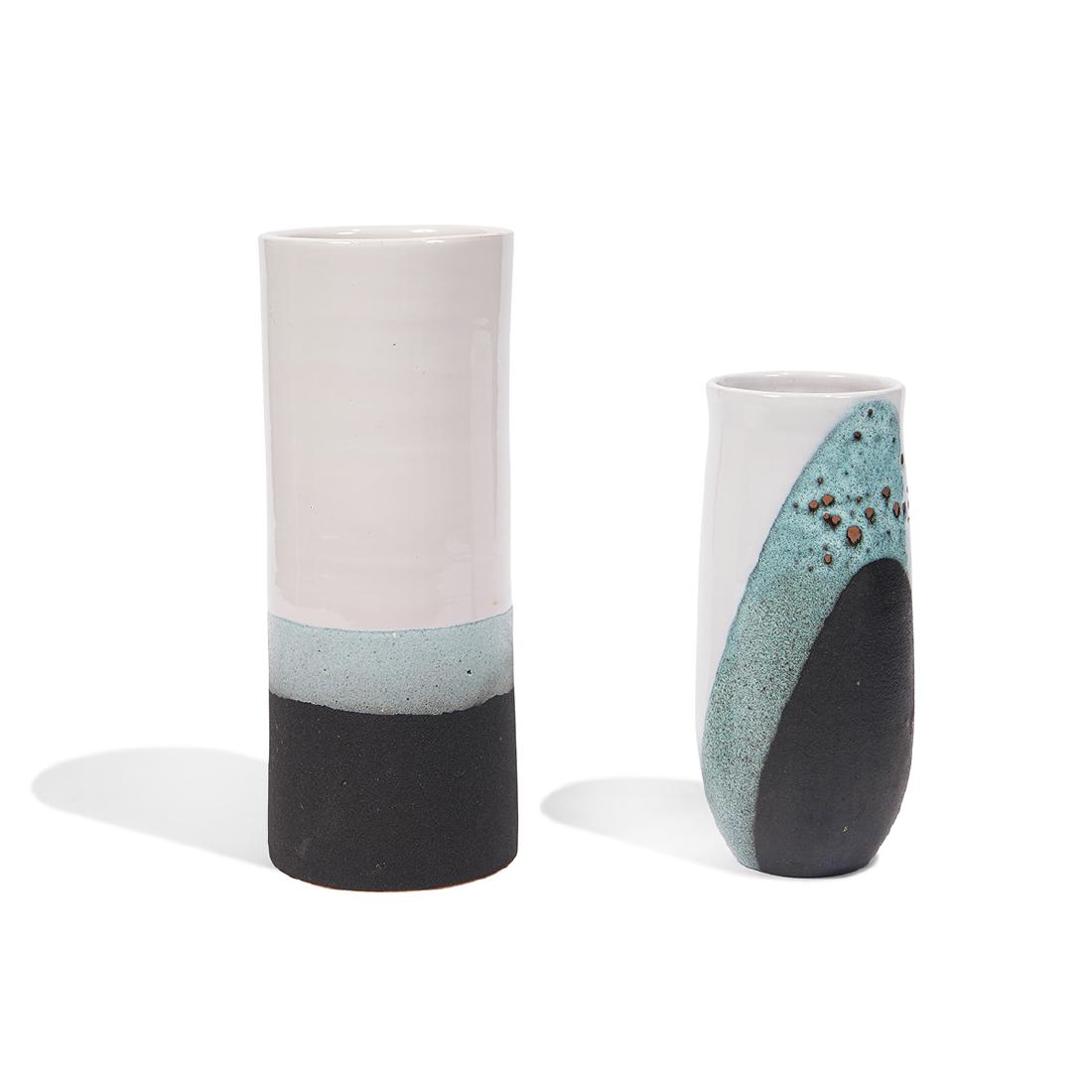 Ettore Sottsass / Bitossi / Raymor vases, two (1 of 2)