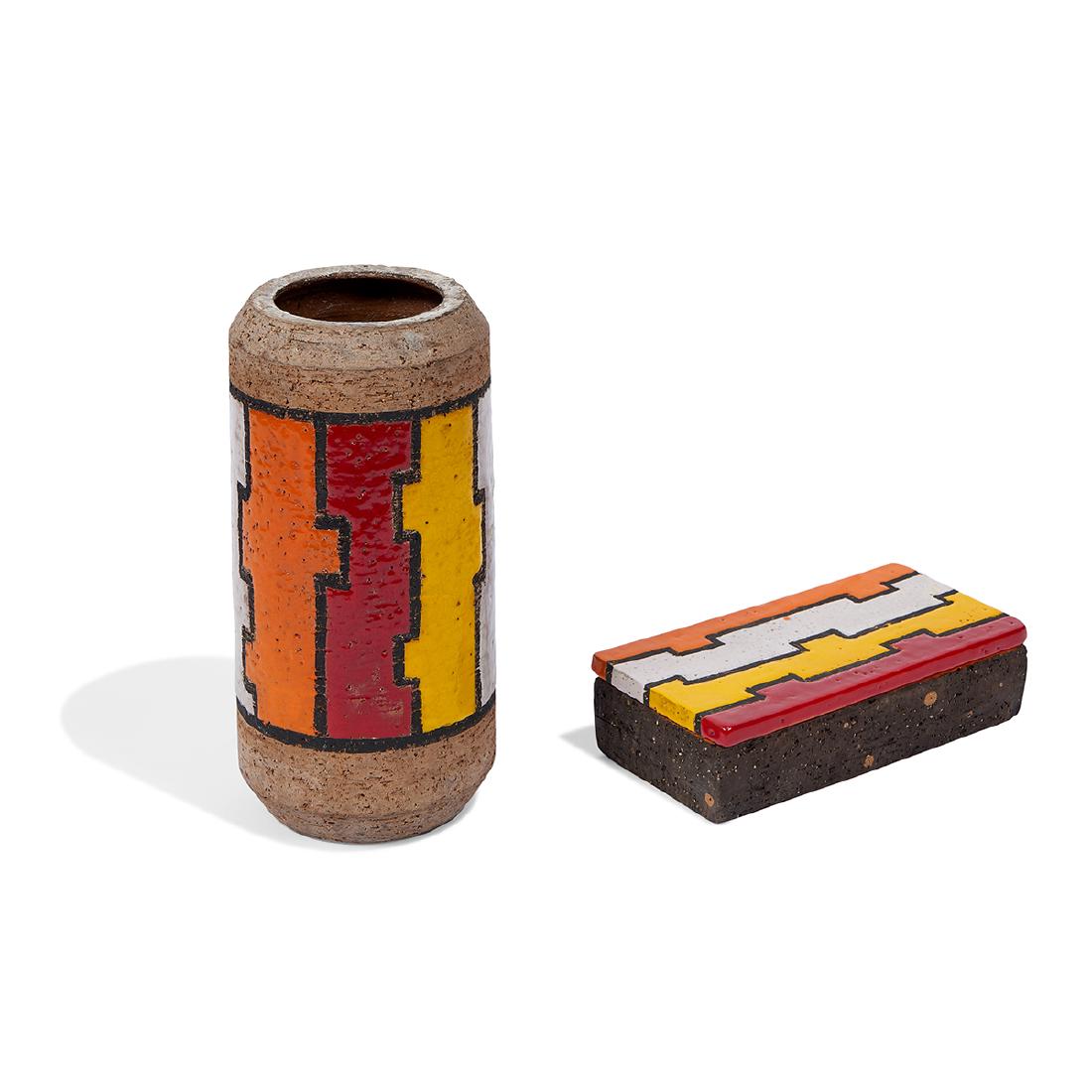 Aldo Londi / Bitossi / Raymor vase and box (1 of 2)