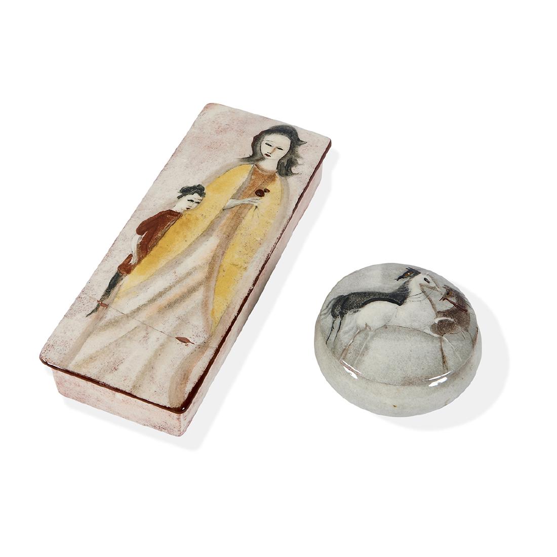 Polia Pillin lidded containers, two (1 of 3)