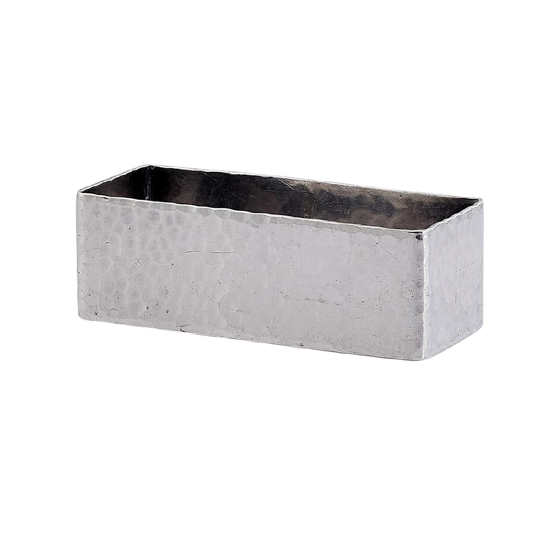 Ralph Grimm / Walter Reed Hospital napkin ring: Ralph Grimm (1889-1935) / Walter Reed Hospital napkin ring Washington, D.C. sterling silver stamped marks 2 5/16"w x 13/16"d x 1"h Provenance: The Paul & Terry Somerson Collection of 20th and 21st Cen