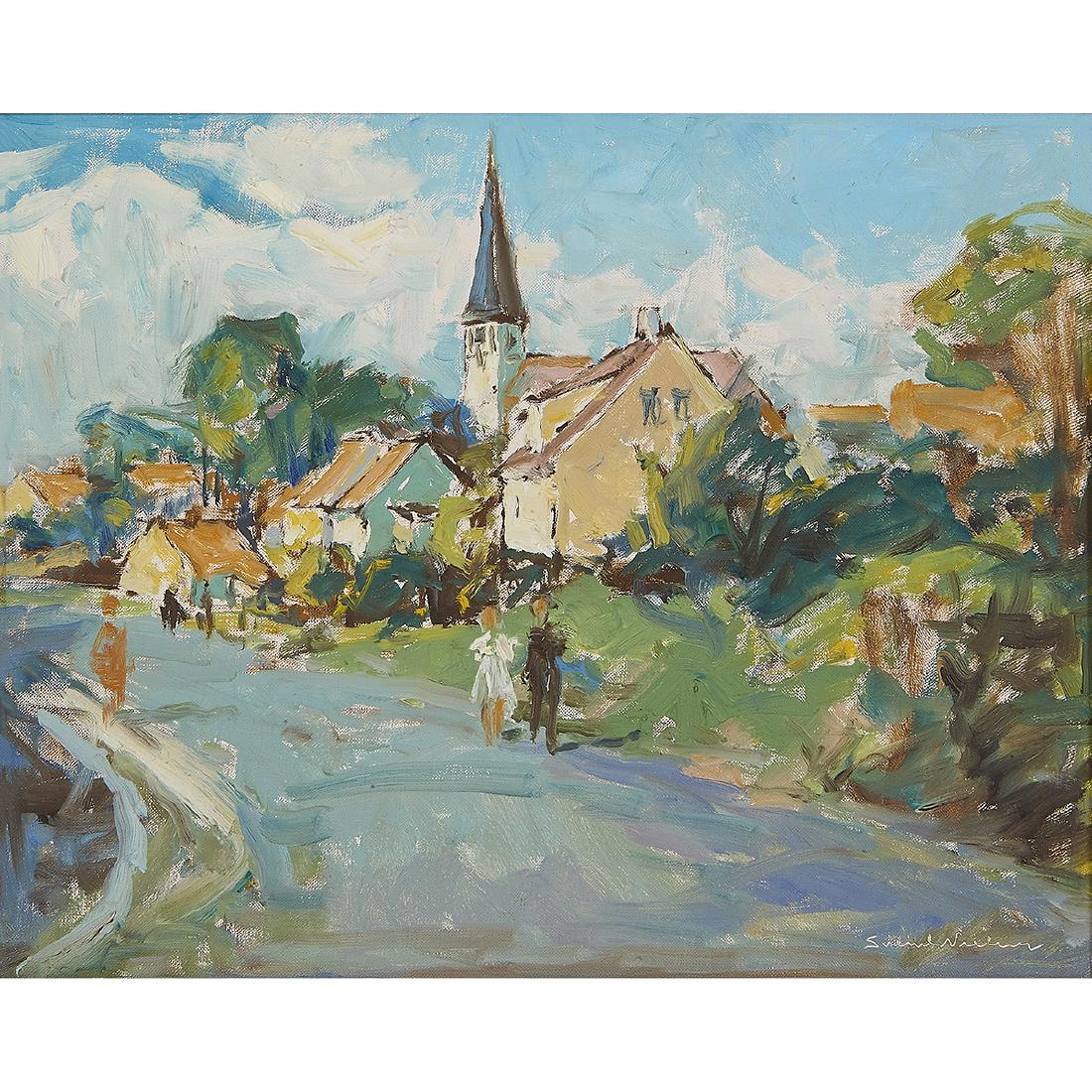 Svend Nielsen, Village Landscape (1 of 2)
