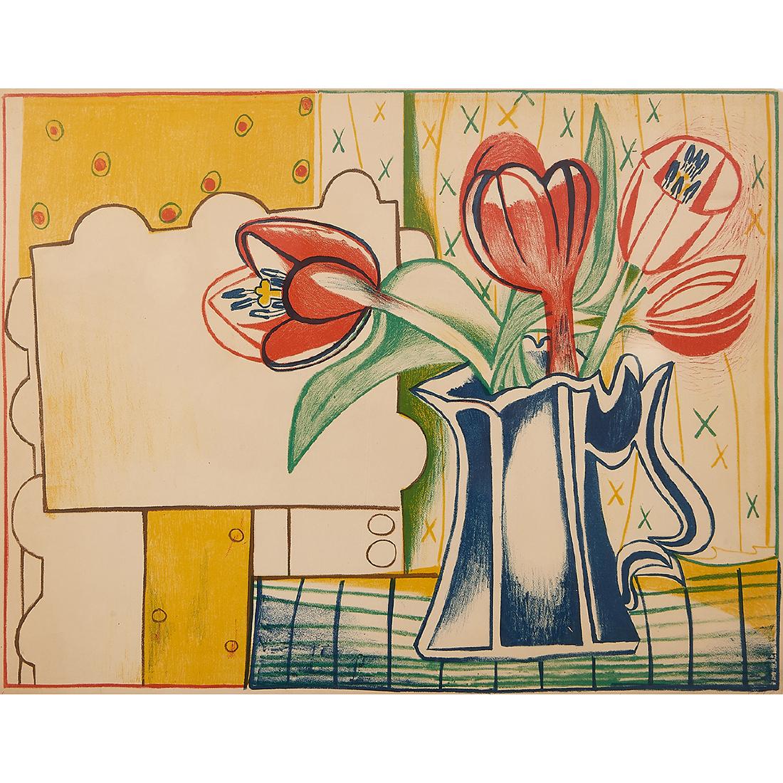 Françoise Gilot, Poires/Fleurs (two works) (1 of 2)
