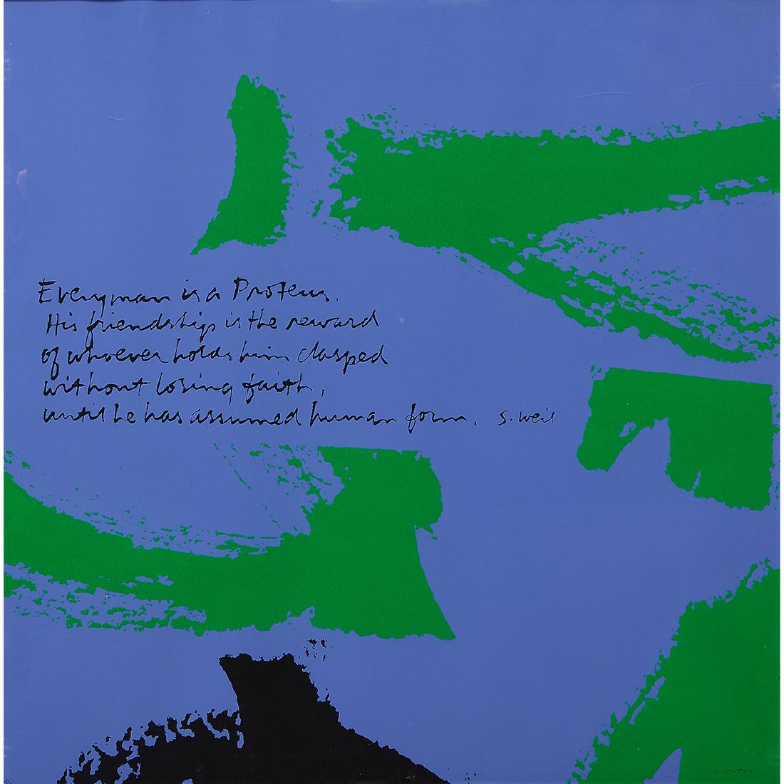 Sister Corita Kent, Untitled (Poem by S. Weil) (1 of 2)