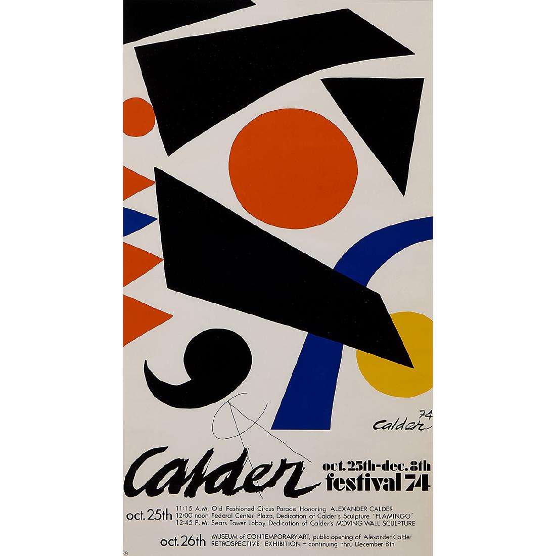 Alexander Calder, MCA Exhibition Poster (1 of 2)