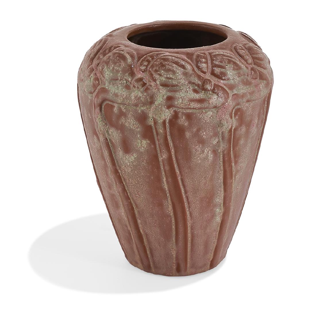 Van Briggle Stylized Poppy Pods vase (1 of 3)