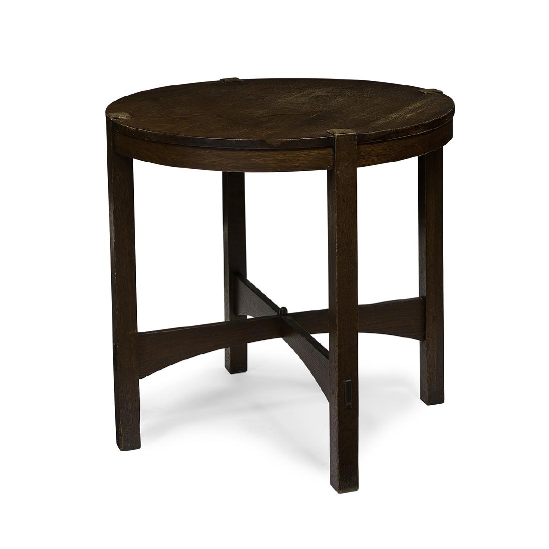 Gustav Stickley lamp table, #436 (1 of 1)