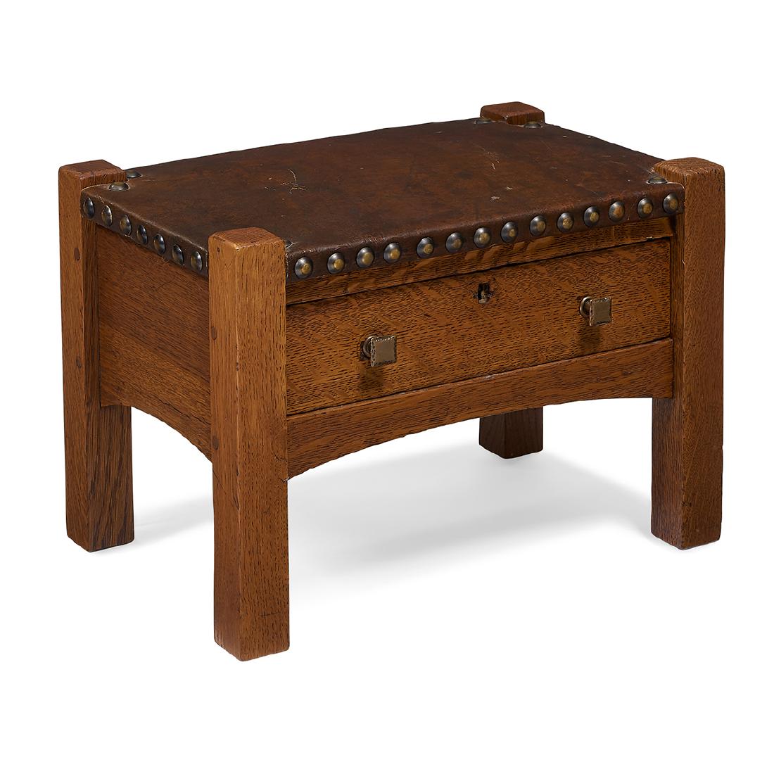 Charles P. Limbert Co. footstool, #225 (1 of 1)