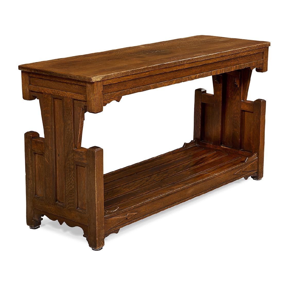 American Arts & Crafts console table (1 of 2)