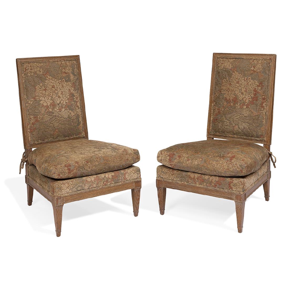 Mattaliano Frank #5 slipper chairs, pair (1 of 1)