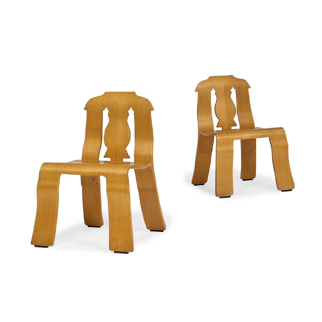 Robert Venturi for Knoll Chippendale chairs, pair (1 of 1)