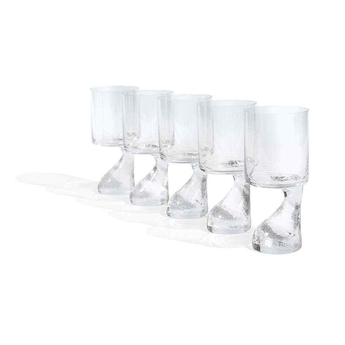 Joe Colombo for Riedel Asimmetrico glasses, five  (1 of 4)