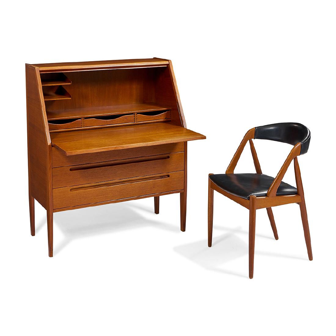 Nils Johnson teak HJN Møbler secretary (1 of 2)