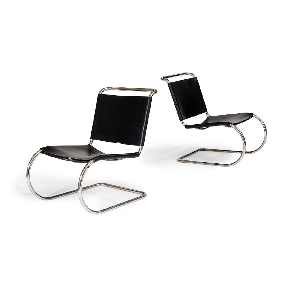Mies van der Rohe Knoll MR 30/5 chairs, pair (1 of 2)
