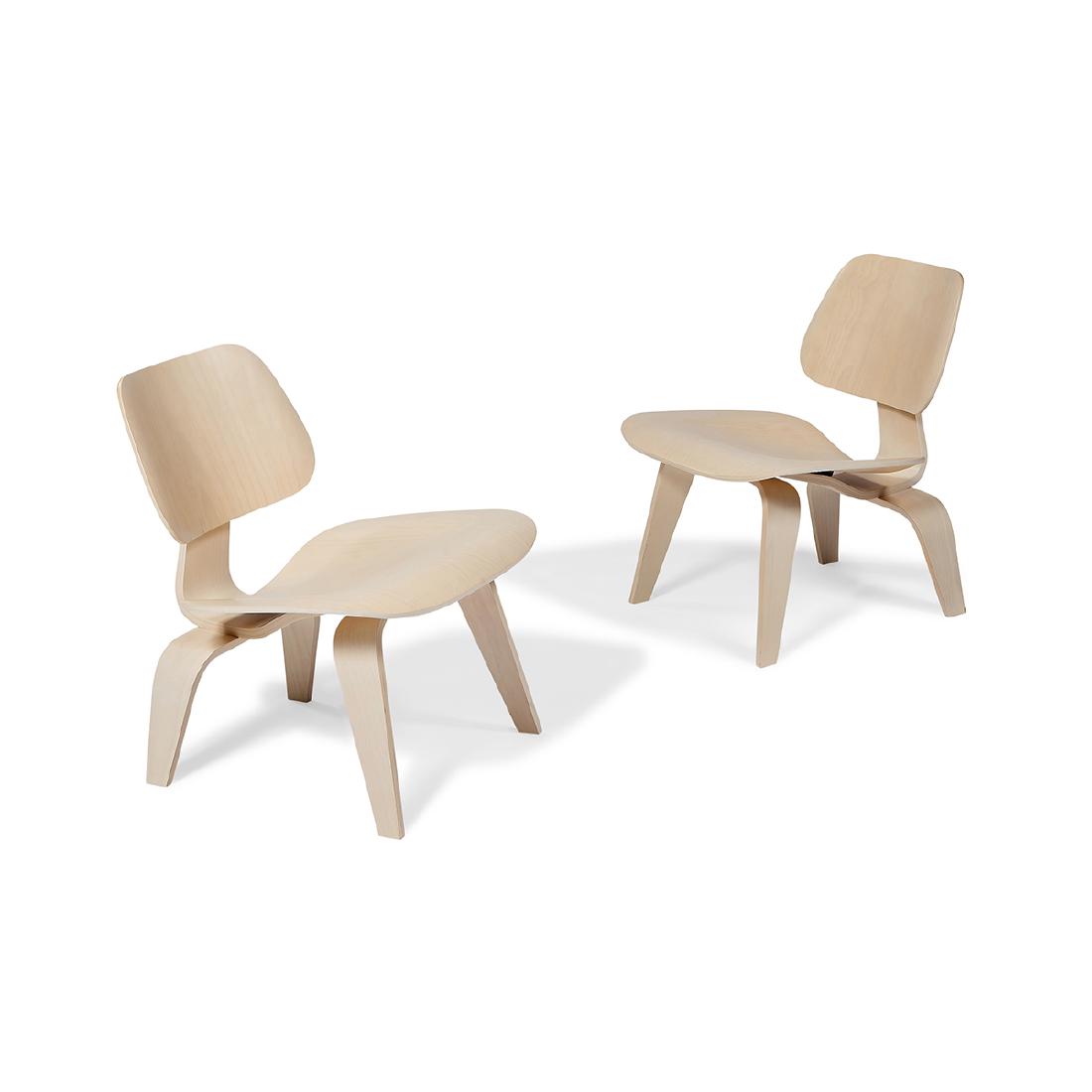 Eames for Herman Miller LCW chairs, pair (1 of 1)