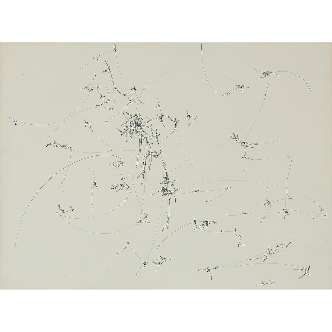Richard Koppe Untitled 1954 pen and ink on paper (1 of 2)