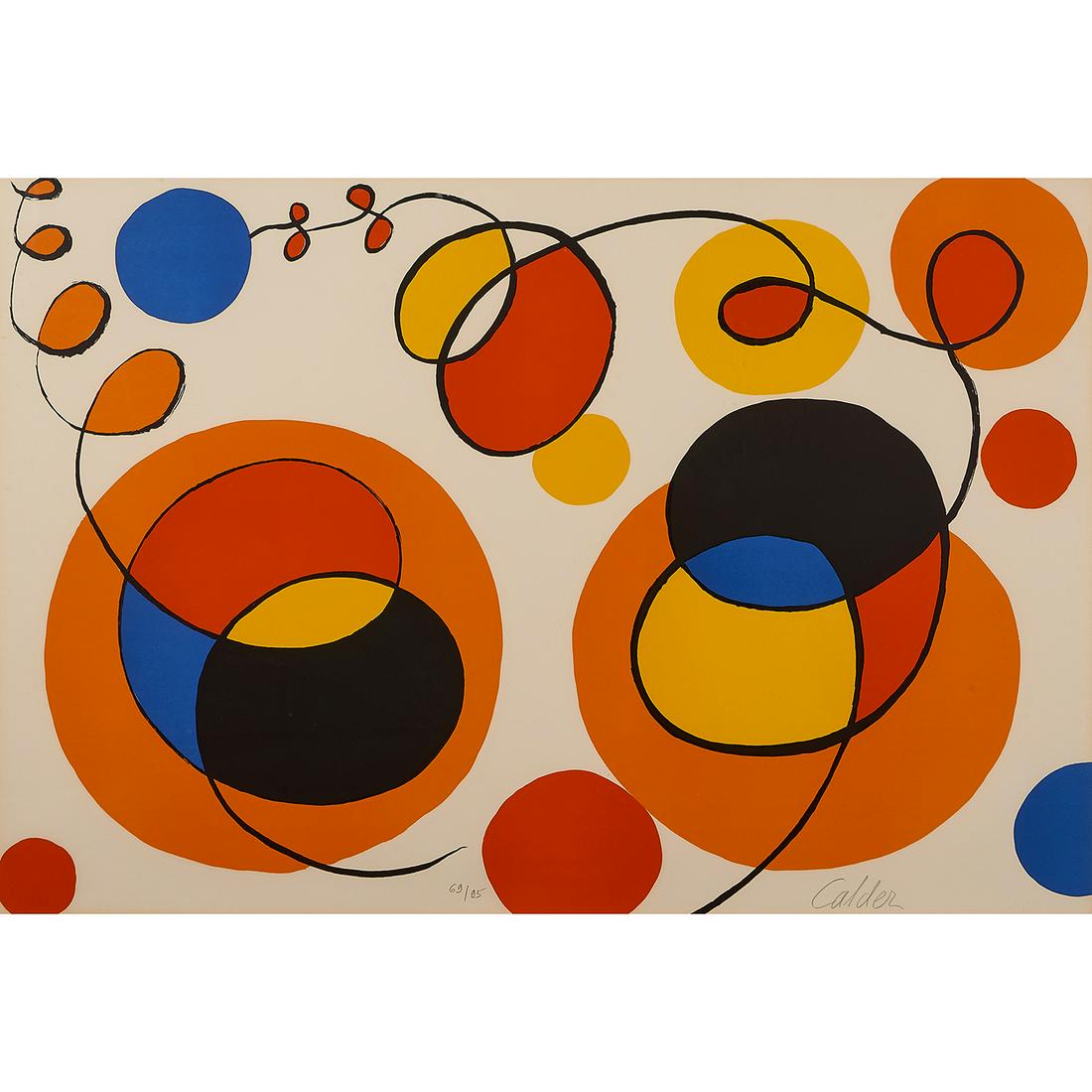 Alexander Calder Loops and Spheres, 1970 (1 of 2)