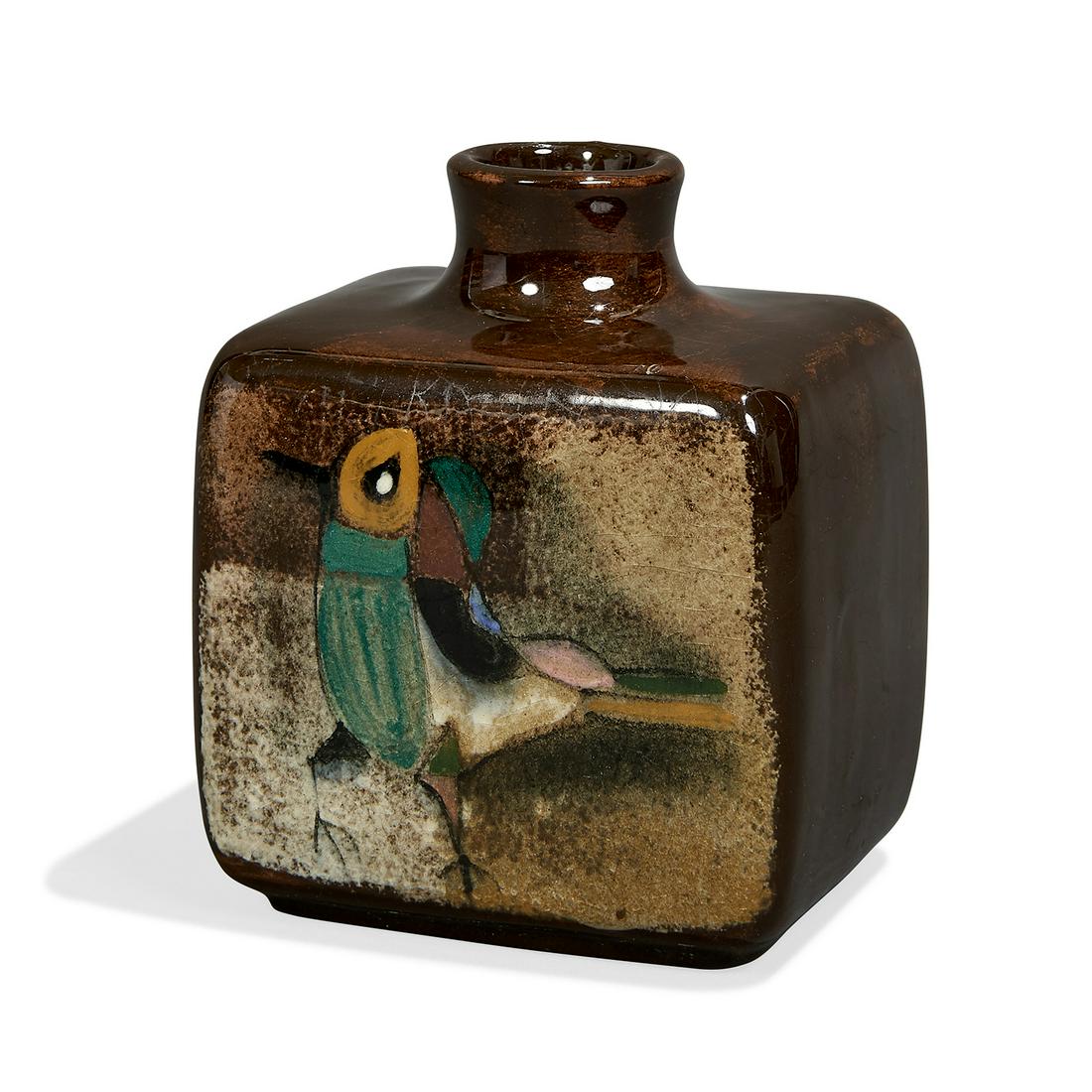 Polia Pillin rectangular vase with round neck (1 of 3)