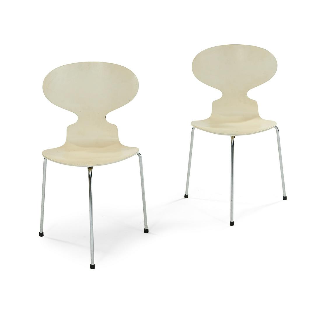 Arne Jacobsen for Fritz Hansen Ant chairs, pair (1 of 4)