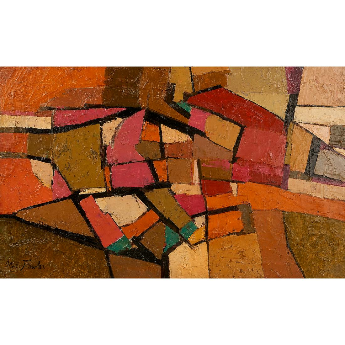 Mel Fowler, Untitled, oil on canvas (1 of 2)