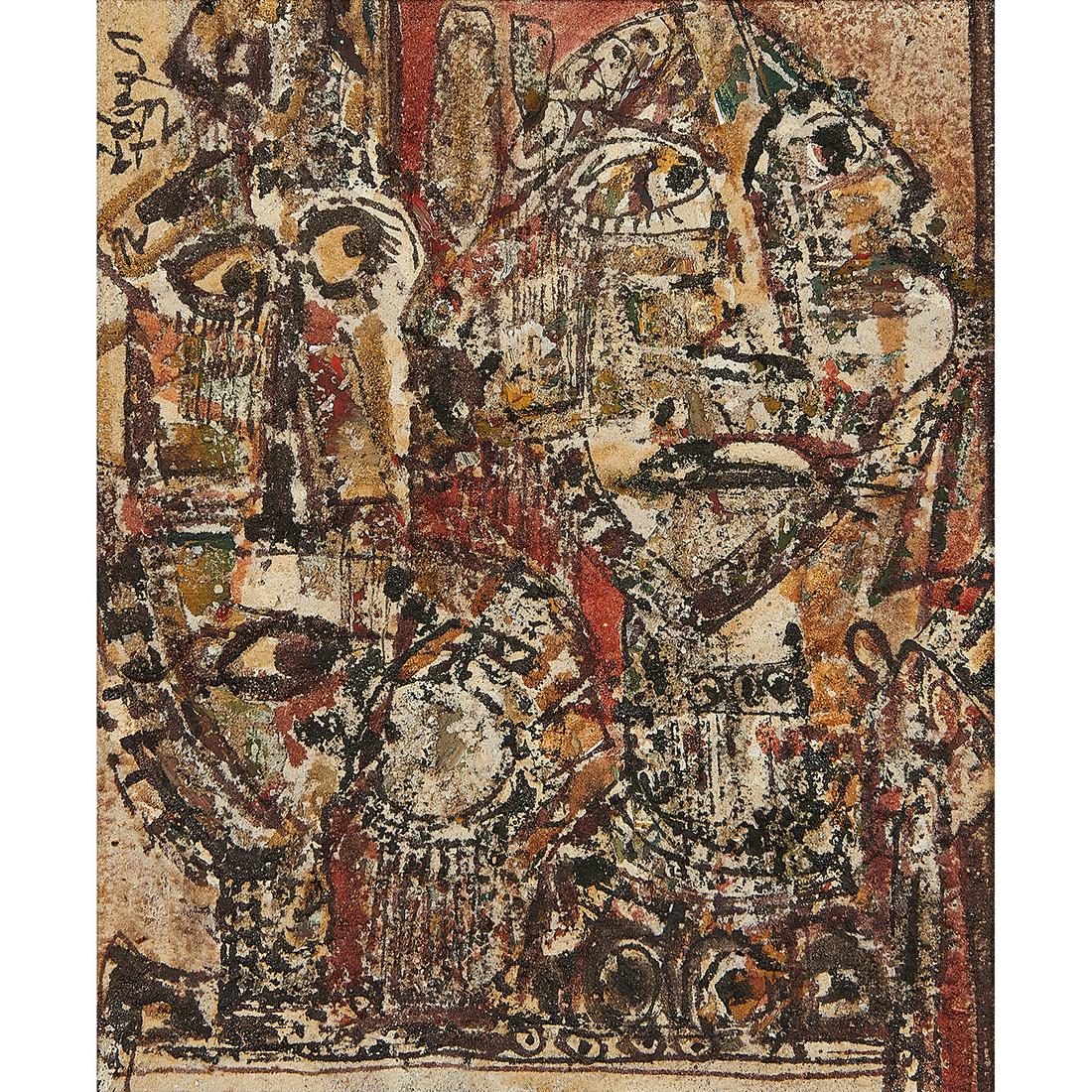 George Ebrin Adingra, Two Heads (1 of 2)