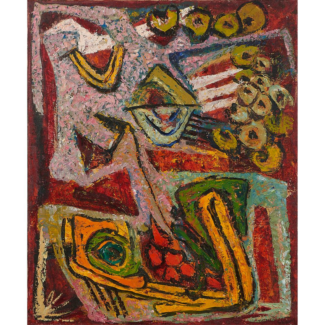 Audrey Skaling, The Witch, oil on canvas (1 of 2)