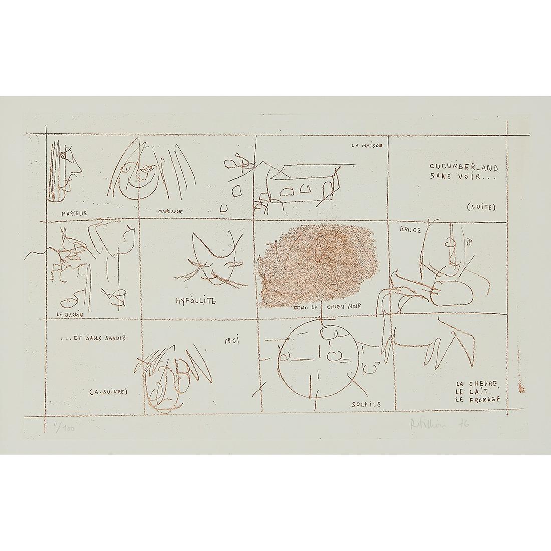 Robert Fillion, Cucumberland, color lithograph (1 of 2)