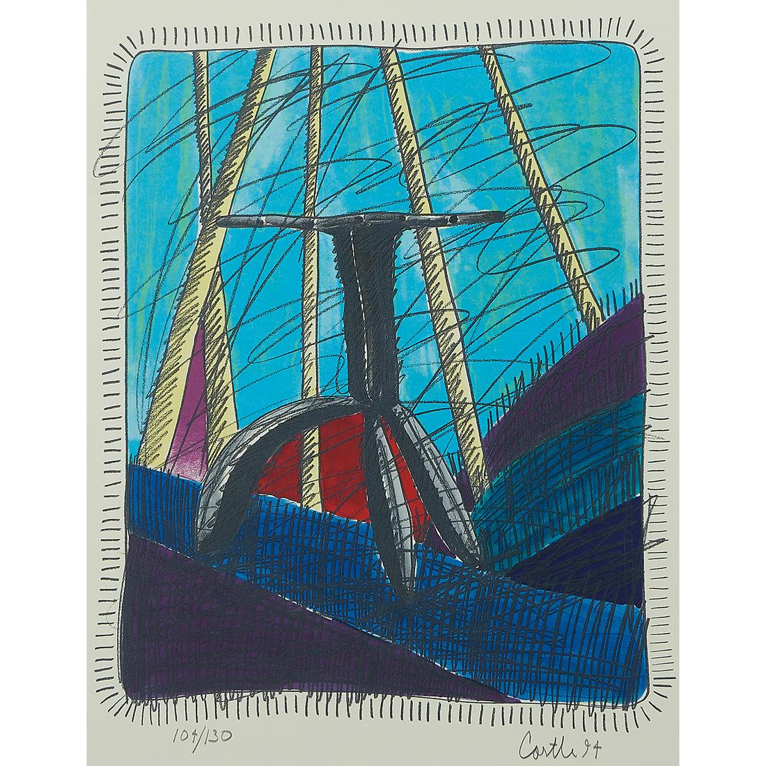 Wendell Castle, Untitled, 1994, lithograph (1 of 2)