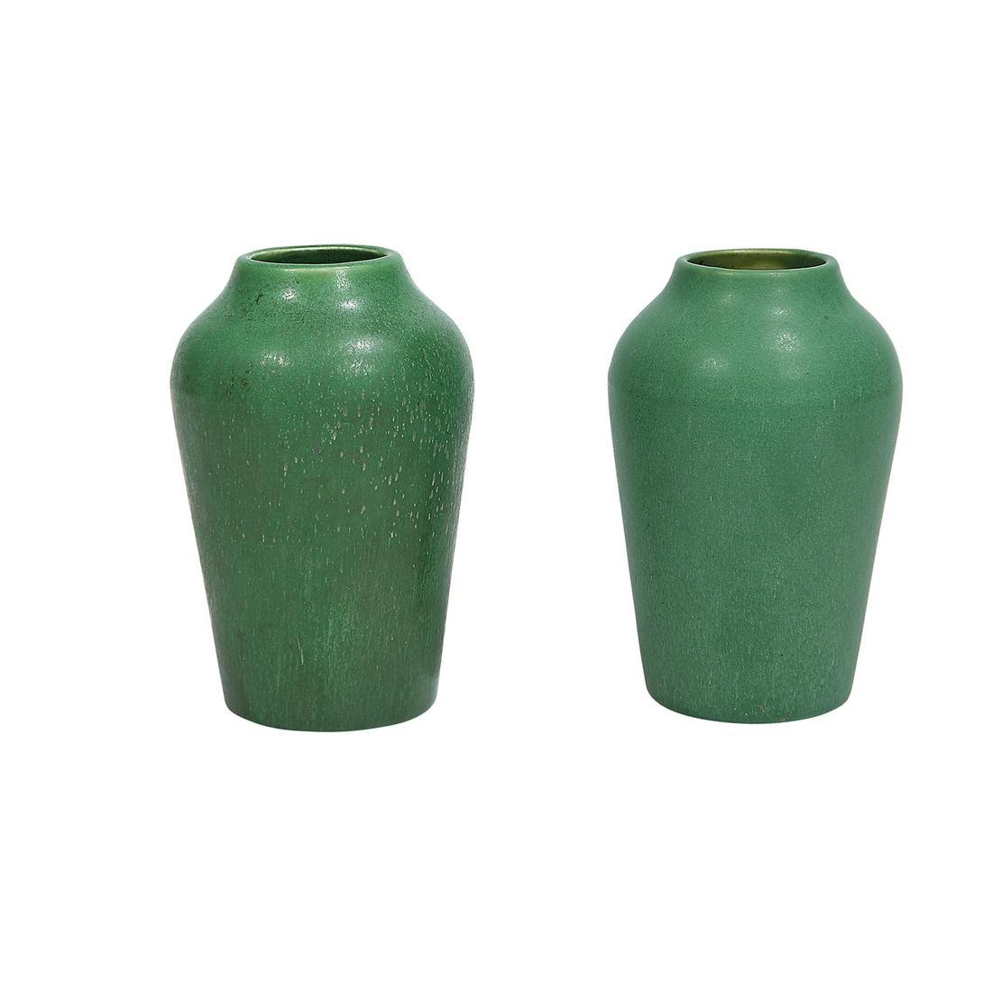 Hampshire Pottery vases, two (1 of 2)