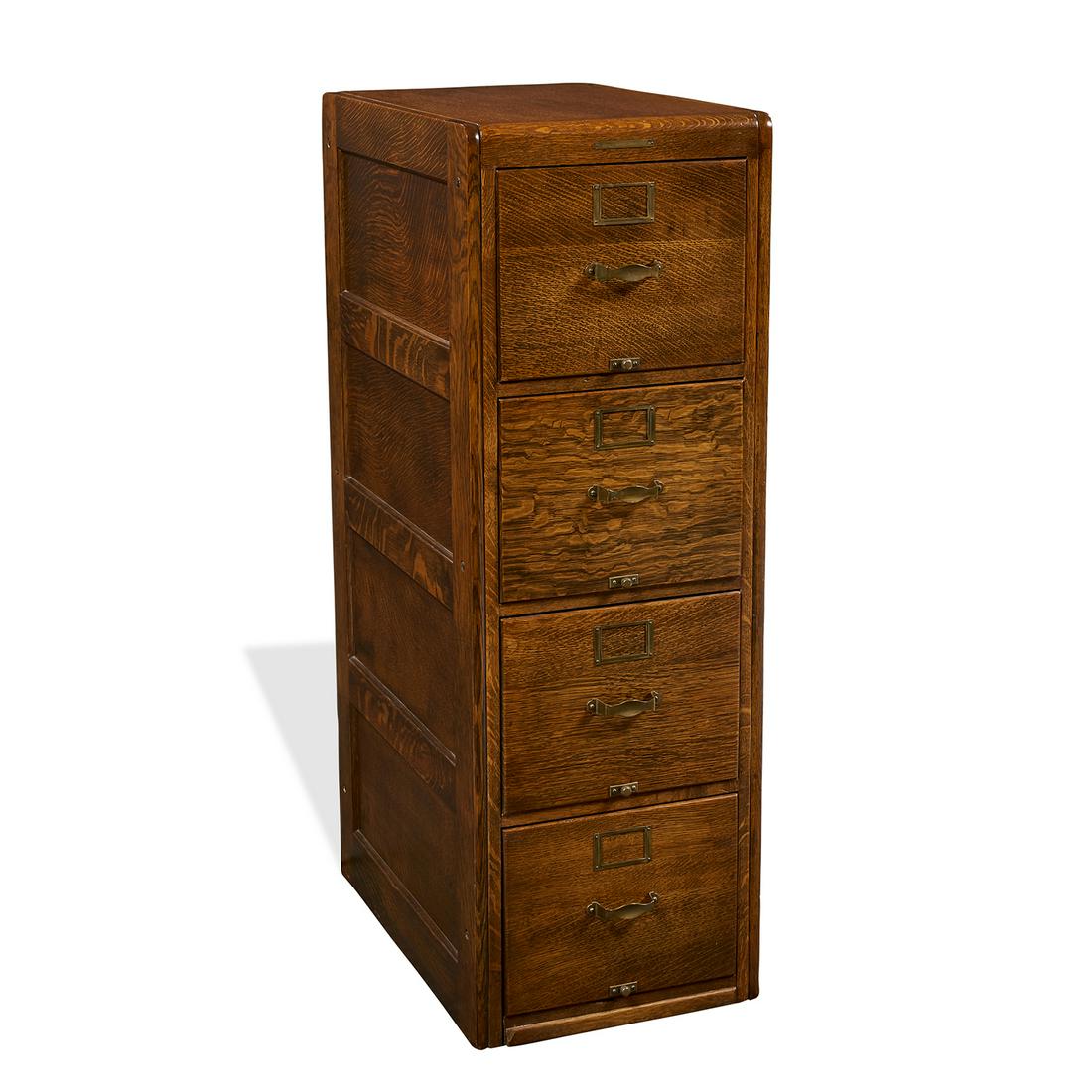 Library Bureau four-drawer file cabinet (1 of 1)