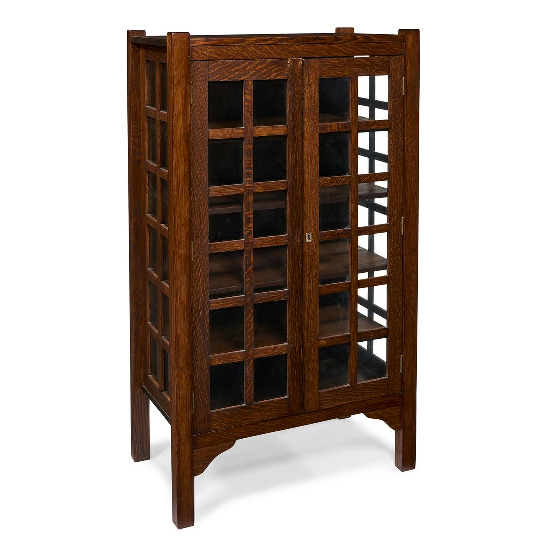 American Arts & Crafts china cabinet (1 of 1)