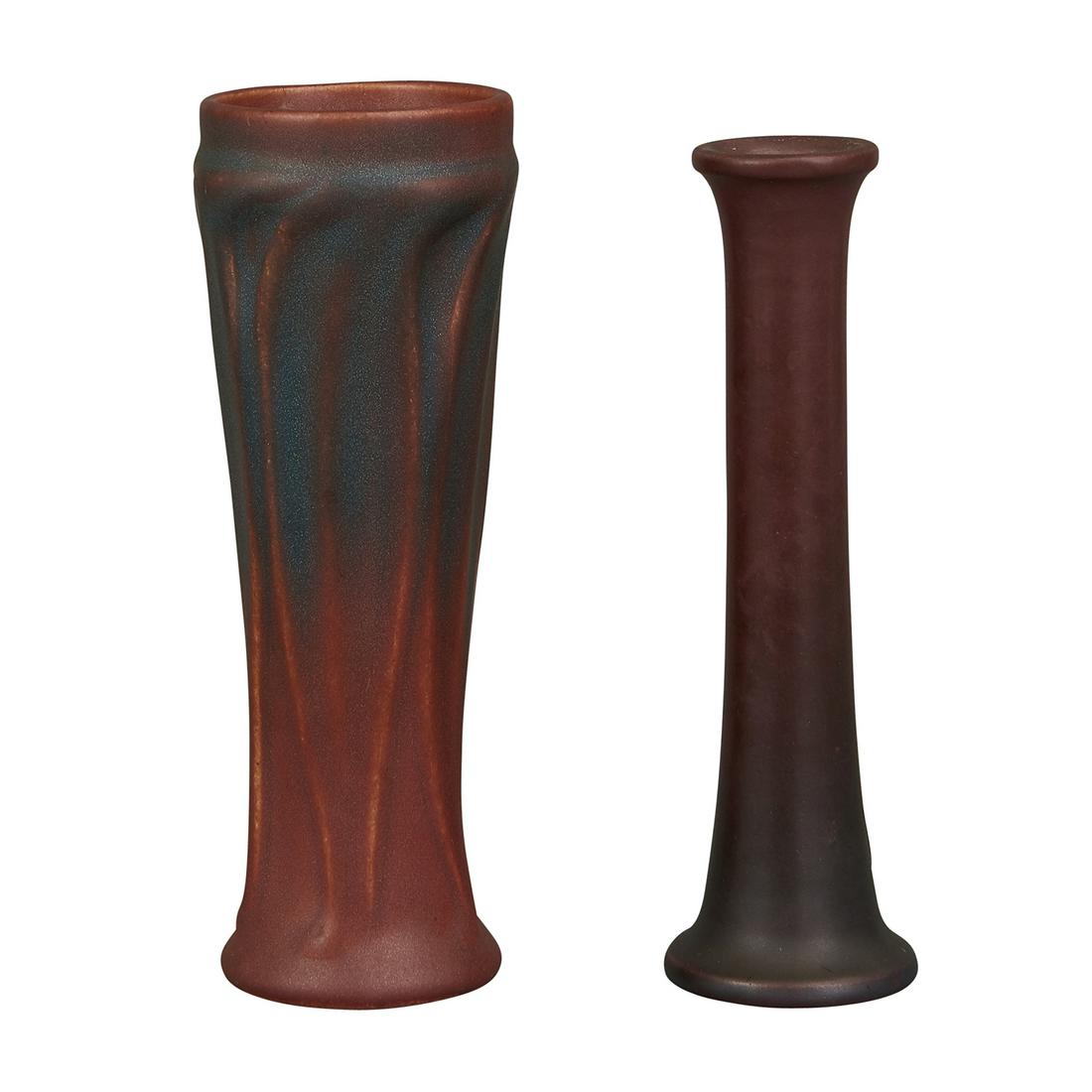 Van Briggle Pottery bud vase (1 of 2)