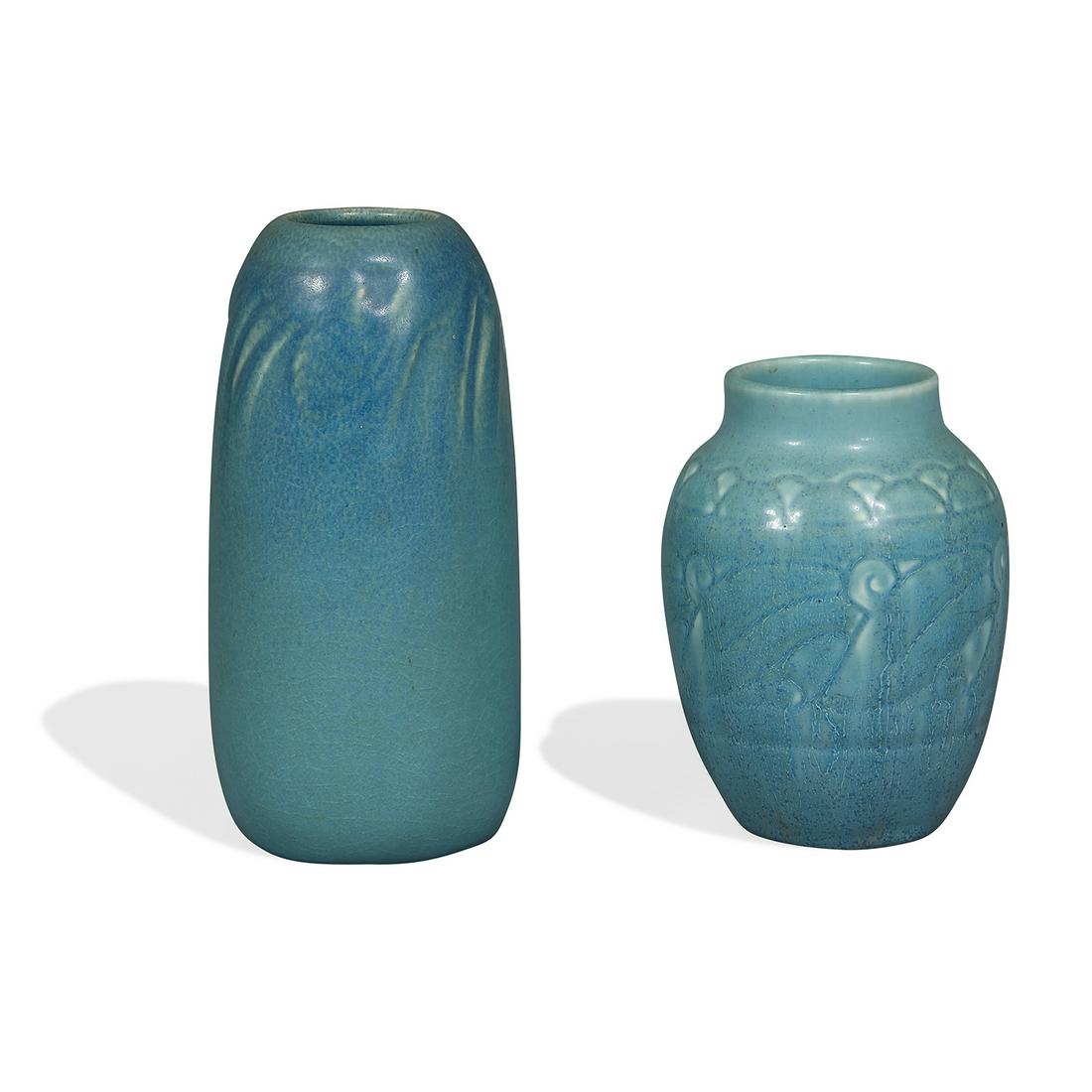 Rookwood Pottery vases, two: #1889 and #2854 (1 of 2)