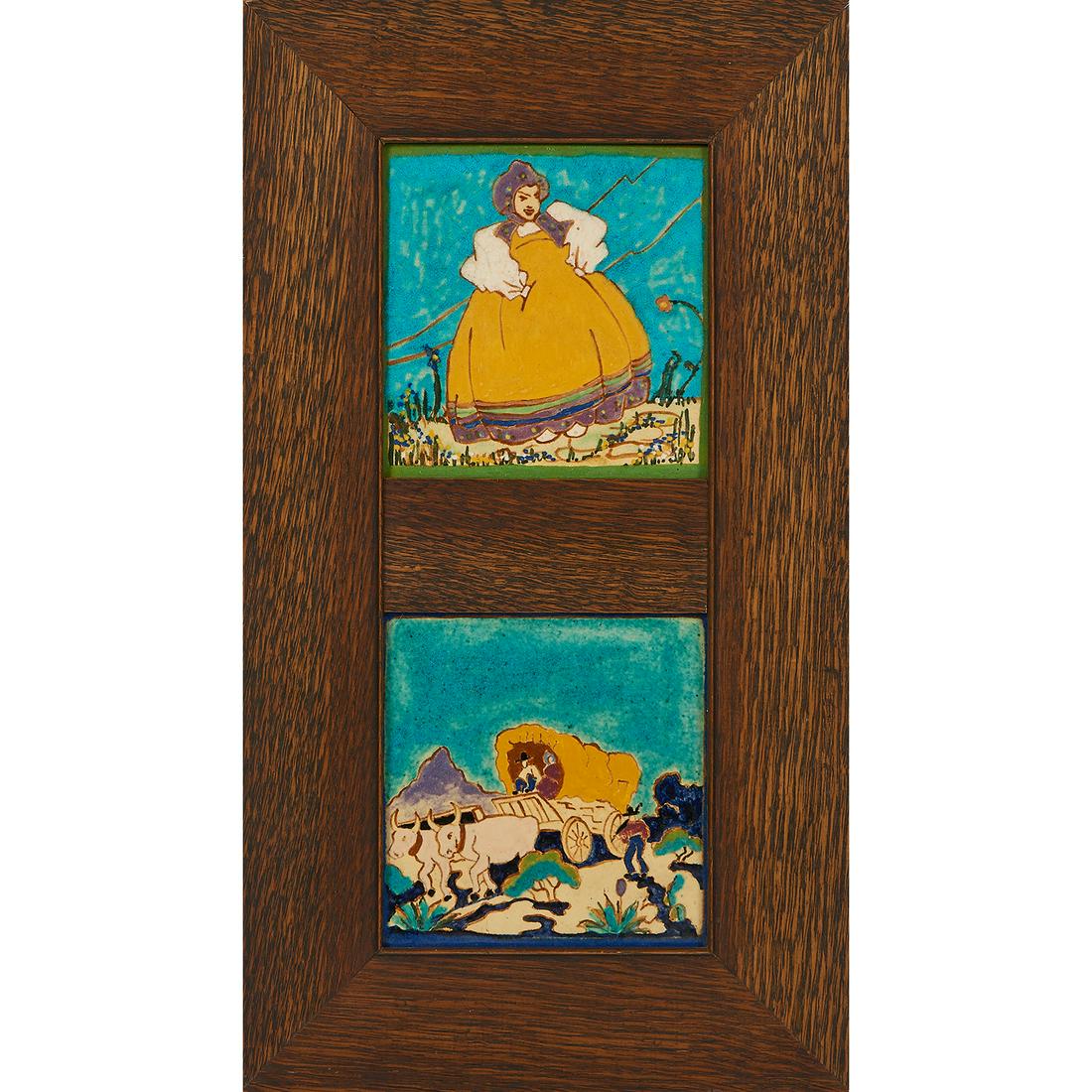 Brayton Laguna Pottery tiles, two (1 of 1)